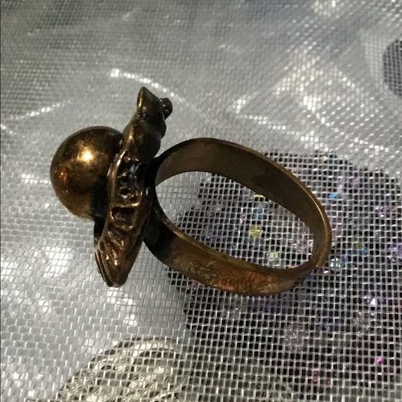 Made in Finland bronze mid century modern ring…Jorma Valo - Picture 2 of 9